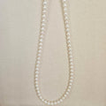 White Seed Glow · 4–4.5mm Freshwater Seed Pearl Necklace
