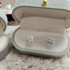 Little Luck · Baroque Clover Freshwater Pearl Stud Earrings