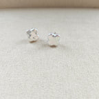 Little Luck · Baroque Clover Freshwater Pearl Stud Earrings