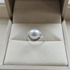 Luminous Halo Shintama Akoya Pearl Ring