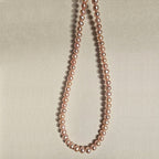 Apricot Blush  Cultured Freshwater Pearl Necklace