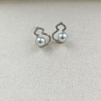 Fortune Gourd · Akoya Pearl Drop Earrings