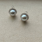 Halo Akoya Pearl Studs