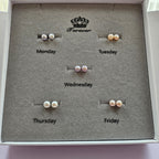 Week of Mini Pearls · 4–4.5mm Freshwater Button Stud Earring Gift Set