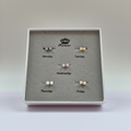Week of Mini Pearls · 4–4.5mm Freshwater Button Stud Earring Gift Set