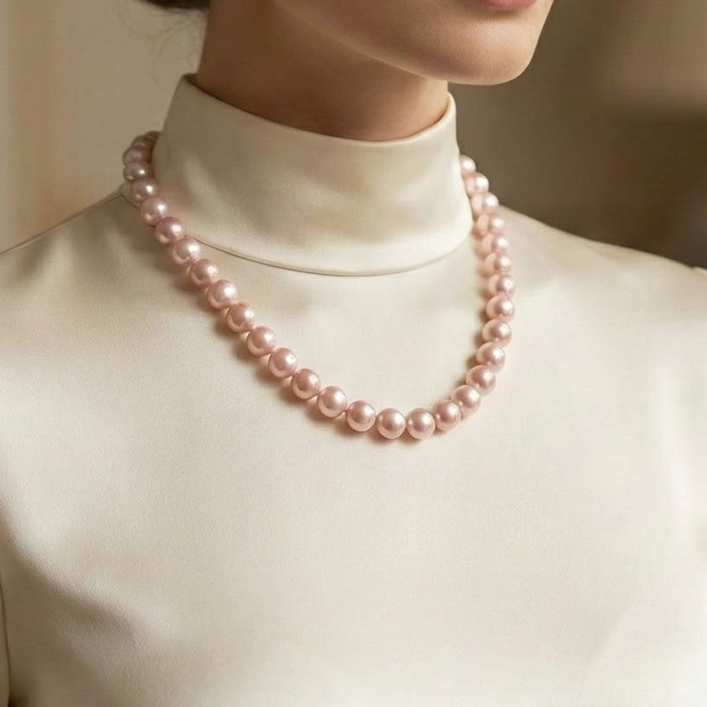 Lilac Glow Cultured Freshwater Pearl Choker
