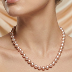 Apricot Blush  Cultured Freshwater Pearl Necklace