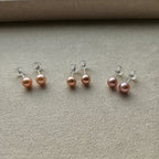 Poetic Haze · 6mm Cultured Freshwater Pearl Studs (3 Colors)